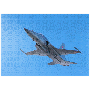 Darstellung des Puzzle Motivs puzzleplate Northrop F-5E Tiger II 500 Puzzle