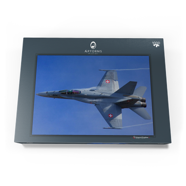 Darstellung des Puzzle Motivs McDonnell Douglas - Boeing F/A-18C Hornet 1000 Puzzle Schachtel Ansicht3