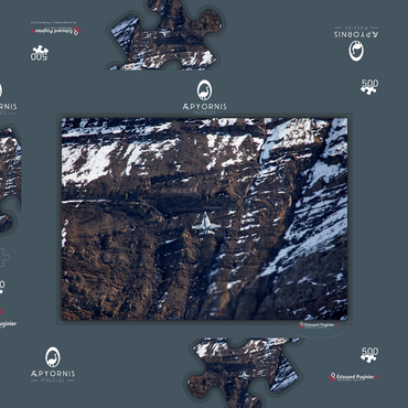 Darstellung des Puzzle Motivs At mountainside 500 Puzzle Schachtel 3D Modell