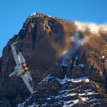 Darstellung des Puzzle Motivs McDonnell Douglas - Boeing F/A-18C Hornet 500 Puzzle 3D Modell