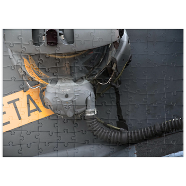Darstellung des Puzzle Motivs puzzleplate Helmet & Dassault / Dornier Alpha Jet 100 Puzzle
