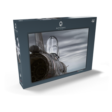 Darstellung des Puzzle Motivs Dassault Mirage 2000 500 Puzzle Schachtel Ansicht2