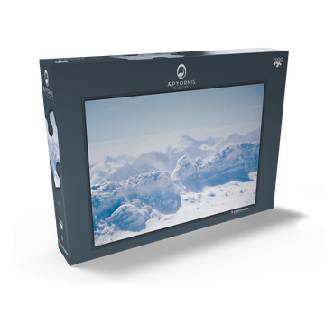 Darstellung des Puzzle Motivs The snow, waiting for sand 500 Puzzle Schachtel Ansicht2