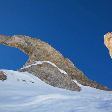 Darstellung des Puzzle Motivs L'Aiguille Percée 500 Puzzle 3D Modell