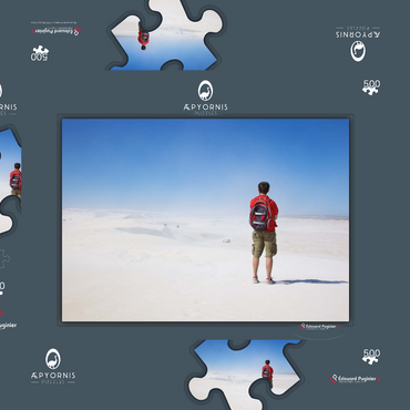 Darstellung des Puzzle Motivs Lancelin Dunes 500 Puzzle Schachtel 3D Modell