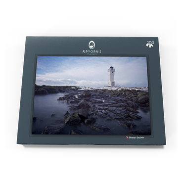 Darstellung des Puzzle Motivs Akranes 100 Puzzle Schachtel Ansicht3