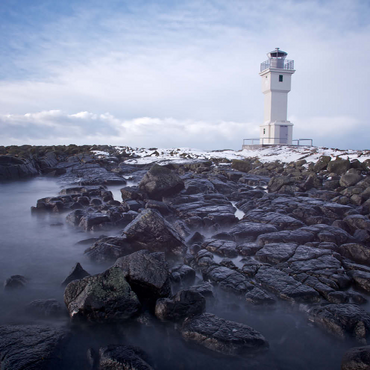 Darstellung des Puzzle Motivs Akranes 500 Puzzle 3D Modell