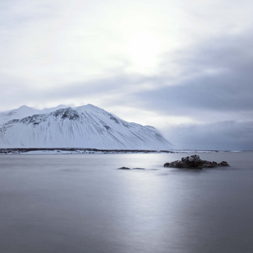 Darstellung des Puzzle Motivs View from Borgarnes 500 Puzzle 3D Modell