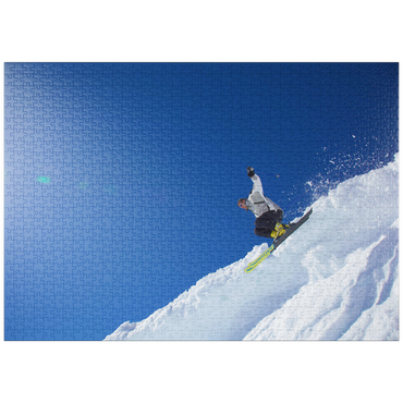 Darstellung des Puzzle Motivs puzzleplate For ski love… 1000 Puzzle