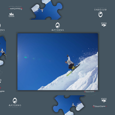 Darstellung des Puzzle Motivs For ski love… 1000 Puzzle Schachtel 3D Modell