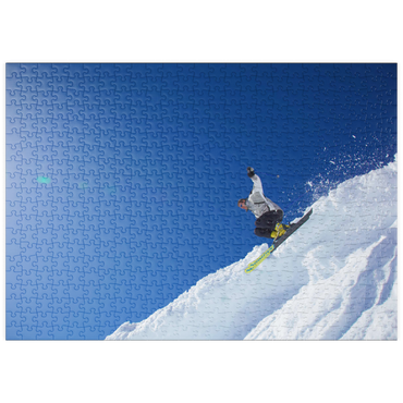 Darstellung des Puzzle Motivs puzzleplate For ski love… 500 Puzzle