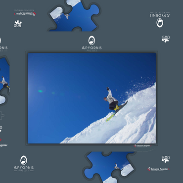 Darstellung des Puzzle Motivs For ski love… 500 Puzzle Schachtel 3D Modell