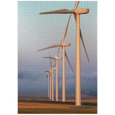 Darstellung des Puzzle Motivs puzzleplate Dawn in Lauragais 1000 Puzzle