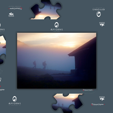 Darstellung des Puzzle Motivs Down to the valley 1000 Puzzle Schachtel 3D Modell