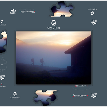 Darstellung des Puzzle Motivs Down to the valley 200 Puzzle Schachtel 3D Modell