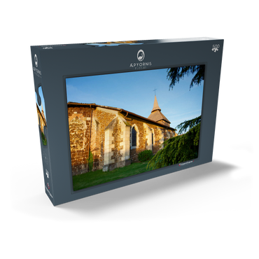 Darstellung des Puzzle Motivs Mézos Church 500 Puzzle Schachtel Ansicht2