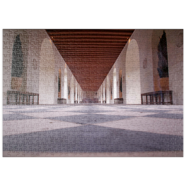 Darstellung des Puzzle Motivs puzzleplate Château de Chenonceau Gallery 500 Puzzle