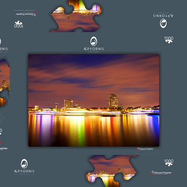 Darstellung des Puzzle Motivs “Somewhere over the —RhineBow—” 1000 Puzzle Schachtel 3D Modell