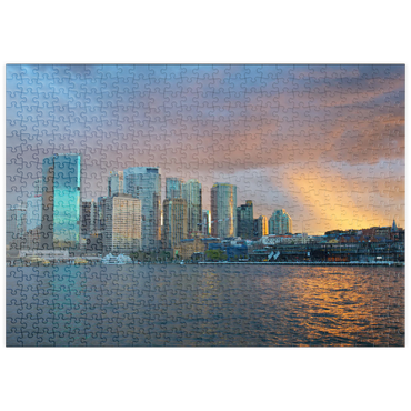 Darstellung des Puzzle Motivs puzzleplate Sydney's lights 500 Puzzle