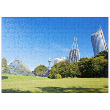 Darstellung des Puzzle Motivs puzzleplate Sydney's Botanicals gardens 500 Puzzle