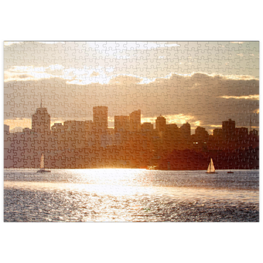 Darstellung des Puzzle Motivs puzzleplate North Sydney 500 Puzzle