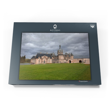 Darstellung des Puzzle Motivs Chantilly Castel 1000 Puzzle Schachtel Ansicht3