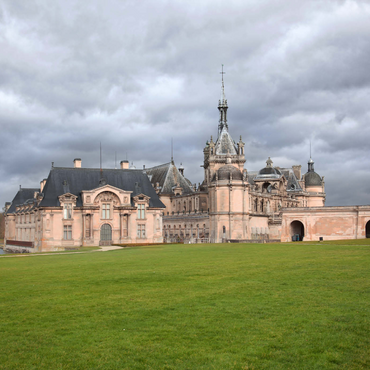 Darstellung des Puzzle Motivs Chantilly Castel 1000 Puzzle 3D Modell