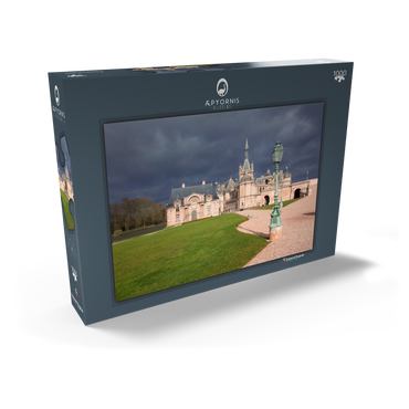 Darstellung des Puzzle Motivs Chantilly Castel 1000 Puzzle Schachtel Ansicht2