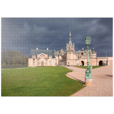 Darstellung des Puzzle Motivs puzzleplate Chantilly Castel 1000 Puzzle