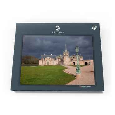 Darstellung des Puzzle Motivs Chantilly Castel 100 Puzzle Schachtel Ansicht3
