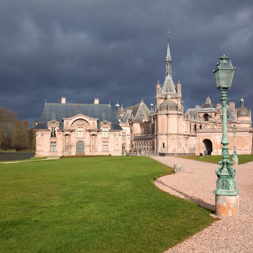 Darstellung des Puzzle Motivs Chantilly Castel 200 Puzzle 3D Modell