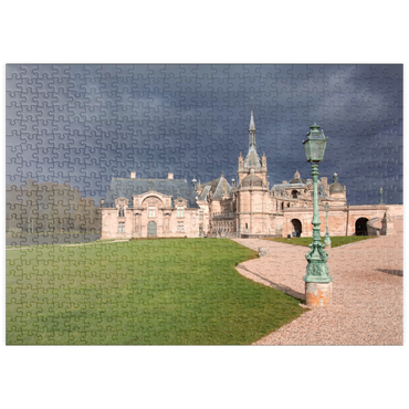 Darstellung des Puzzle Motivs puzzleplate Chantilly Castel 500 Puzzle