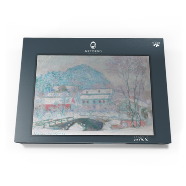 Darstellung des Puzzle Motivs Sandvika, Norway (1895) by Claude Monet 1000 Puzzle Schachtel Ansicht3