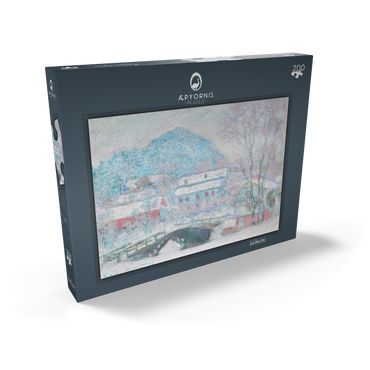Darstellung des Puzzle Motivs Sandvika, Norway (1895) by Claude Monet 200 Puzzle Schachtel Ansicht2