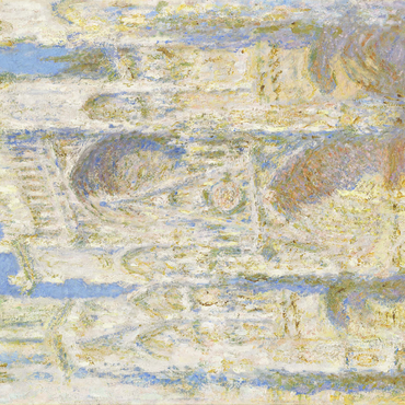 Darstellung des Puzzle Motivs Rouen Cathedral, West Façade, Sunlight (1894) by Claude Monet 1000 Puzzle 3D Modell