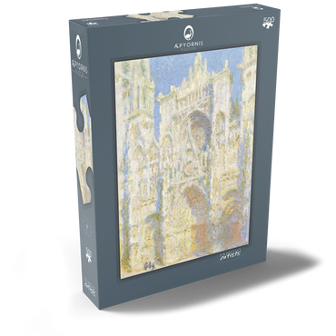 Darstellung des Puzzle Motivs Rouen Cathedral, West Façade, Sunlight (1894) by Claude Monet 500 Puzzle Schachtel Ansicht2