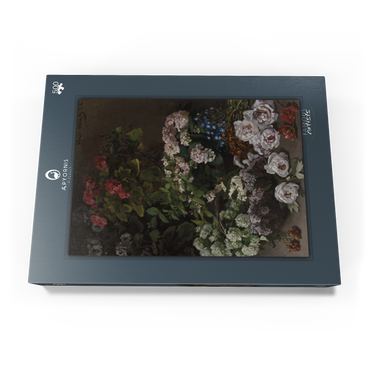 Darstellung des Puzzle Motivs Spring Flowers (1864) by Claude Monet 500 Puzzle Schachtel Ansicht3