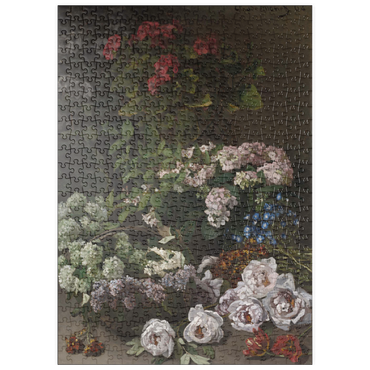 Darstellung des Puzzle Motivs puzzleplate Spring Flowers (1864) by Claude Monet 500 Puzzle
