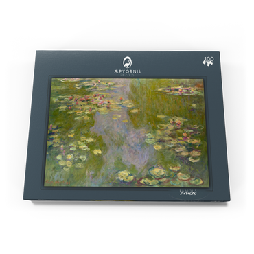 Darstellung des Puzzle Motivs Water Lilies (1919) by Claude Monet 100 Puzzle Schachtel Ansicht3