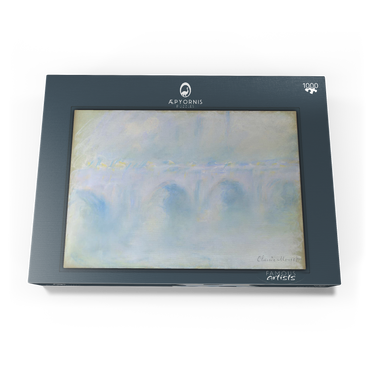 Darstellung des Puzzle Motivs Waterloo Bridge (1901) by Claude Monet 1000 Puzzle Schachtel Ansicht3