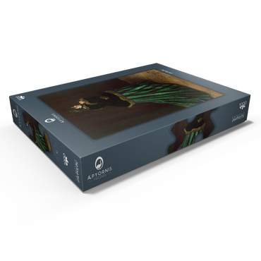 Darstellung des Puzzle Motivs Claude Monet's Camille (The Woman in the Green Dress) (1866) 1000 Puzzle Schachtel Ansicht1