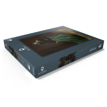 Darstellung des Puzzle Motivs Claude Monet's Camille (The Woman in the Green Dress) (1866) 100 Puzzle Schachtel Ansicht1