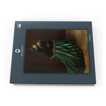 Darstellung des Puzzle Motivs Claude Monet's Camille (The Woman in the Green Dress) (1866) 200 Puzzle Schachtel Ansicht3