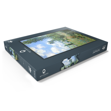 Darstellung des Puzzle Motivs View of Vétheuil (1880) by Claude Monet 200 Puzzle Schachtel Ansicht1