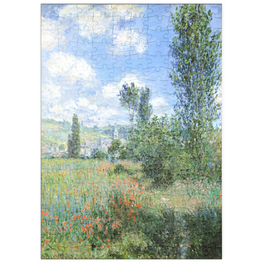 Darstellung des Puzzle Motivs puzzleplate View of Vétheuil (1880) by Claude Monet 200 Puzzle
