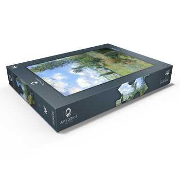 Darstellung des Puzzle Motivs View of Vétheuil (1880) by Claude Monet 500 Puzzle Schachtel Ansicht1