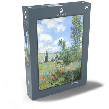 Darstellung des Puzzle Motivs View of Vétheuil (1880) by Claude Monet 500 Puzzle Schachtel Ansicht2