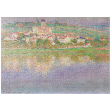 Darstellung des Puzzle Motivs puzzleplate Vétheuil (1901) by Claude Monet 1000 Puzzle