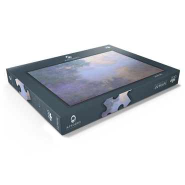 Darstellung des Puzzle Motivs Morning on the Seine near Giverny (1897) by Claude Monet 200 Puzzle Schachtel Ansicht1