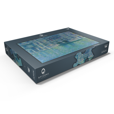 Darstellung des Puzzle Motivs Palazzo da Mula, Venice (1908) by Claude Monet 1000 Puzzle Schachtel Ansicht1